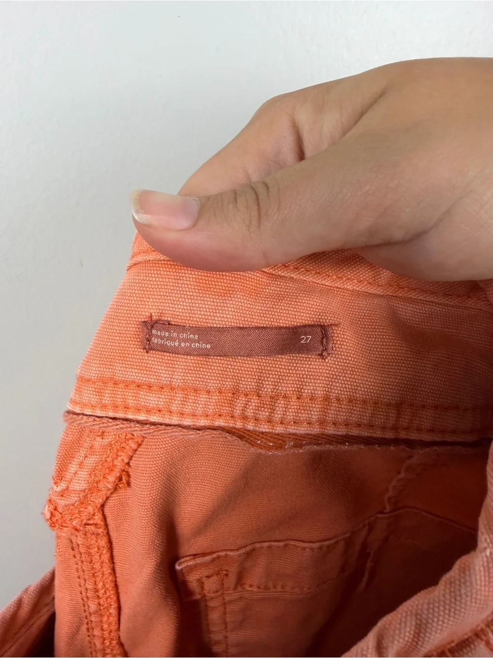 Anthropologie Pilcro Wanderer Shorts 5-Button Cargo High Waist Denim size 27